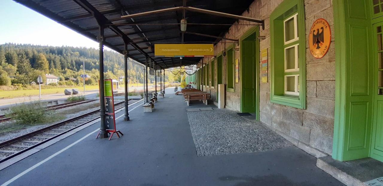 Aparthotel Dopravna Alzbetin Železná Ruda Exterior foto